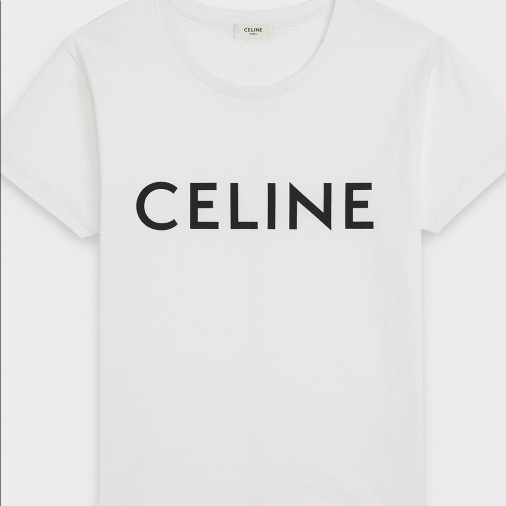 Celine White Designer Tee